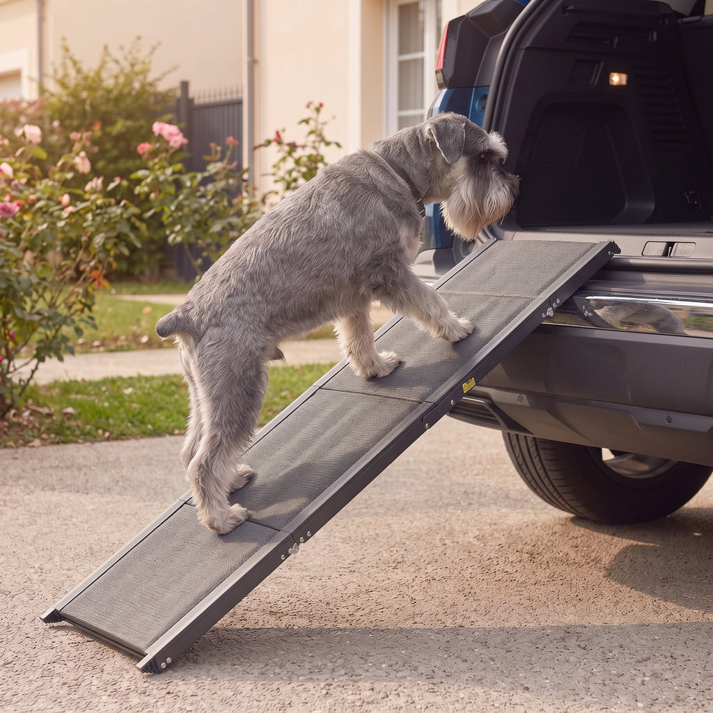 Rampe d'Accès Voiture Pliable pour Chien