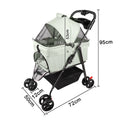 Poussette 3-en-1 Pliable pour Chien avec Panier Détachable - Pattoune Senior™