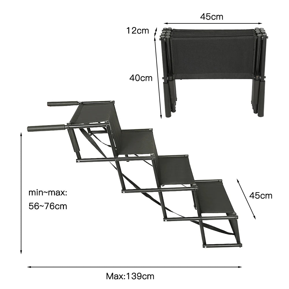 Escalier Orthopédique Pliable pour Chien - Pattoune Senior™